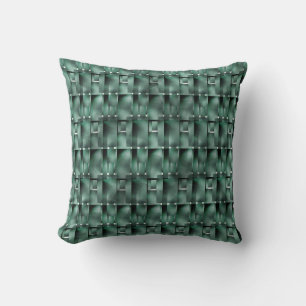 Coussin Formes rectangulaires en couleur vert olive et tac