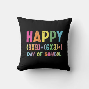 Coussin Formule Mathématique 100 Jours D'école Drôle Prof 