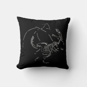 Coussin Fossiles dragons