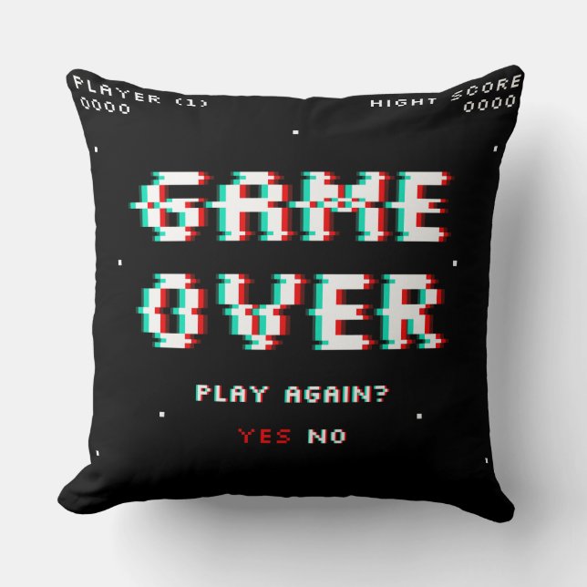 Coussin fou de joueur de technologie (Recto)