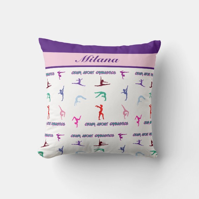 Coussin Fou de la gymnastique (Recto)