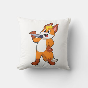 Coussin Fox as Singer with Microphone
