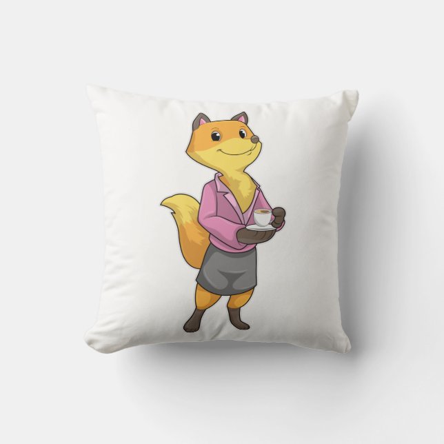 Coussin Fox comme secrétaire de la Coupe du café (Recto)