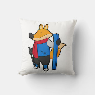 Coussin Fox en ski avec ski