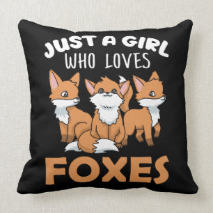 Coussin Fox Toxits Women Fox Toxits Girls Fox Lover Fox