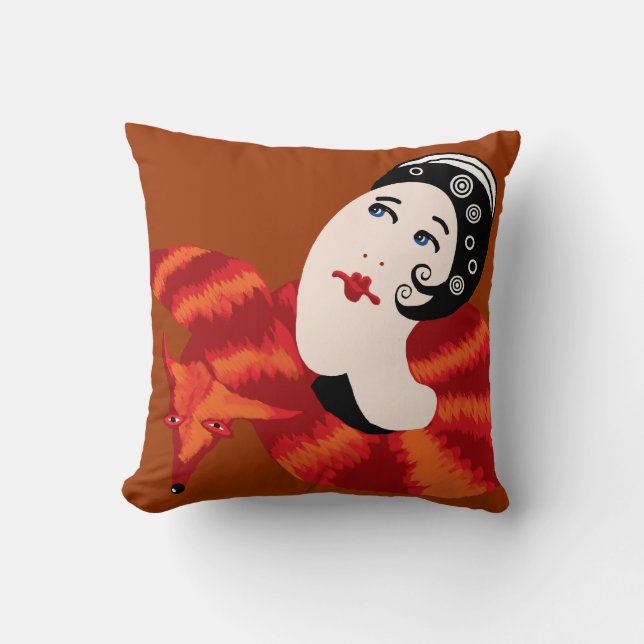 Coussin Foxy lady (Recto)