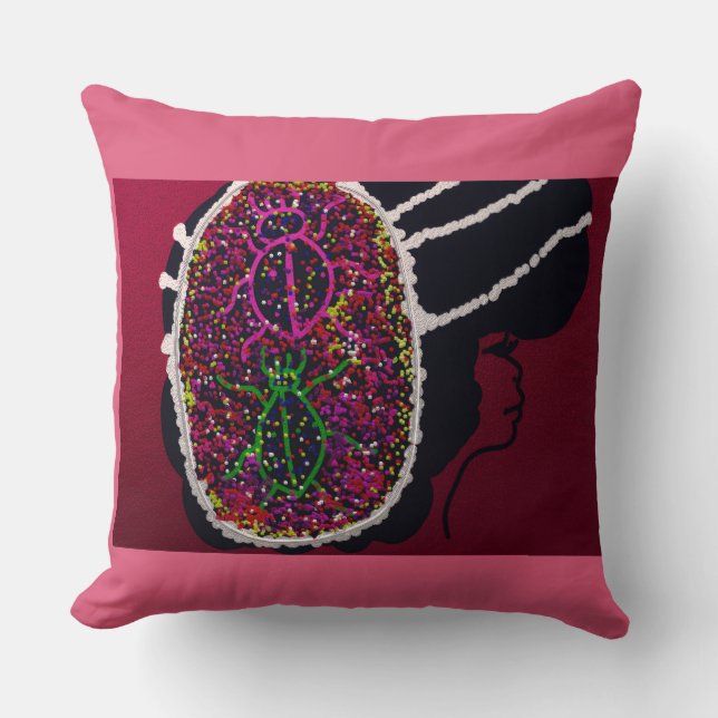 Coussin Foxy Ladybug Bride (Recto)