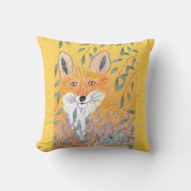 Coussin Foxy le renard (Recto)