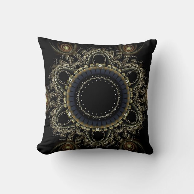 COUSSIN FOYER DE CHANT RELIGIEUX DE MANDALA (Recto)