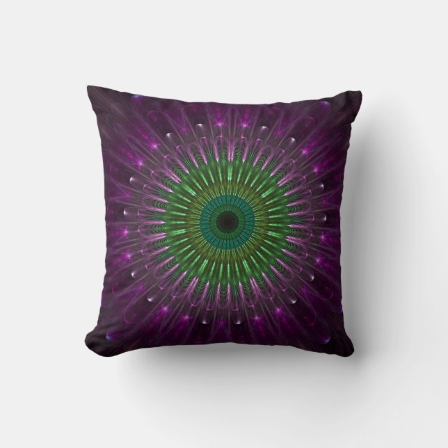 Coussin fractal aux yeux pourpres (Recto)