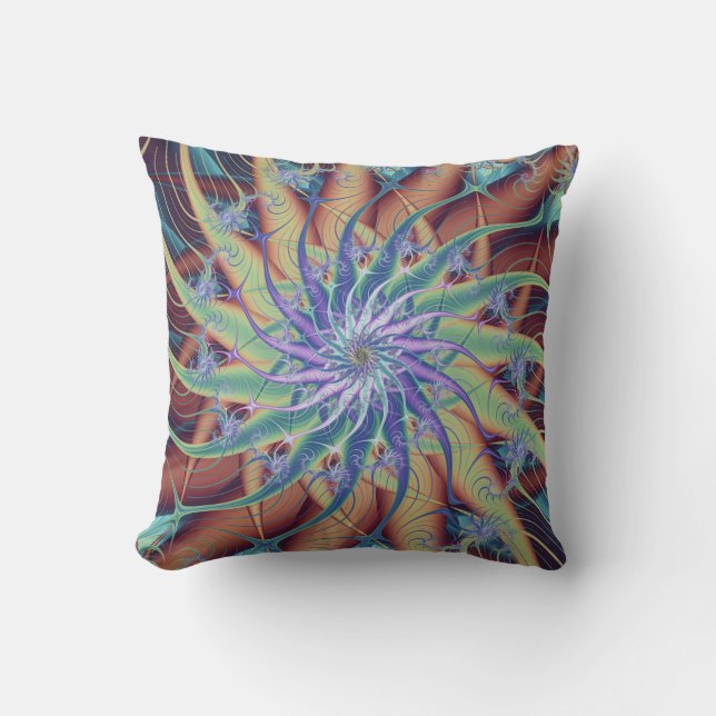 Coussin Fractale spirale (Recto)