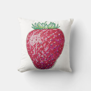 Coussin Fraise Debout