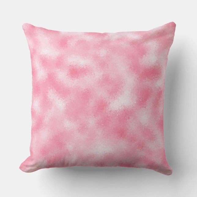 Coussin Fraise et crème Parties scintillant Abstraite mode (Recto)