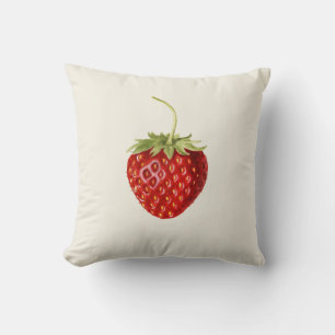 Coussin Framboise rouge sucrée (par Louis C.C. Krieger)