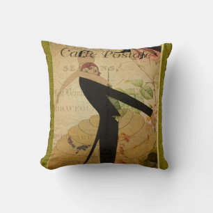 Coussin français de carte postale