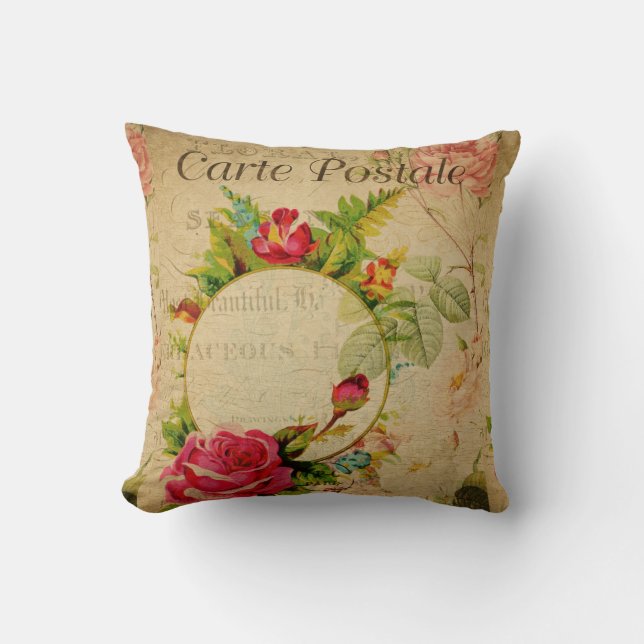 Coussin français de carte postale (Recto)