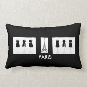 Coussin français de thème de mode de Tour Eiffel