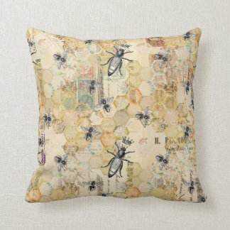 Coussin French Country Chic Honey Bee Décor à la maison