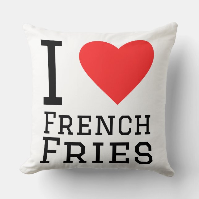 Coussin  French fries pattern (Recto)