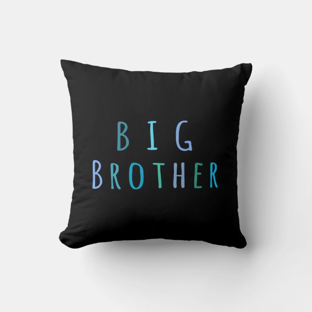 Coussin Frère dans le bleu (Recto)