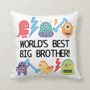 Coussin Frère du monde de monstres le meilleur