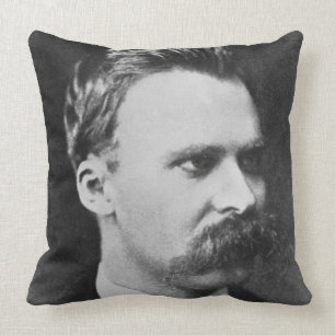 Coussin Friedrich Wilhelm Nietzsche (1844-1900) 1873 (b/w