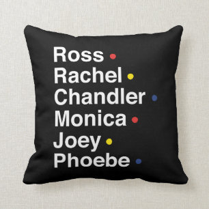 Coussin FRIENDS™ Noms des personnages