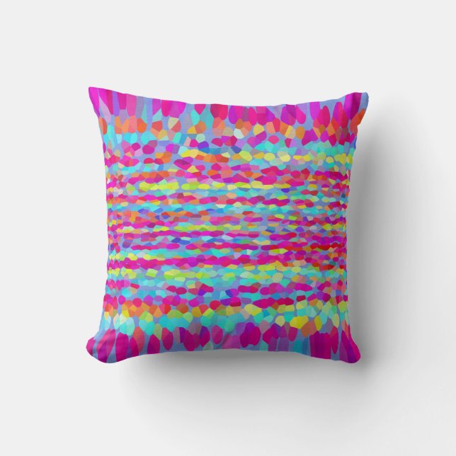 Coussin Fringe de confettis (Recto)