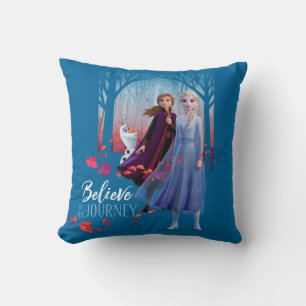 Coussin Froid 2 : Elsa, Anna, & Olaf   Croire