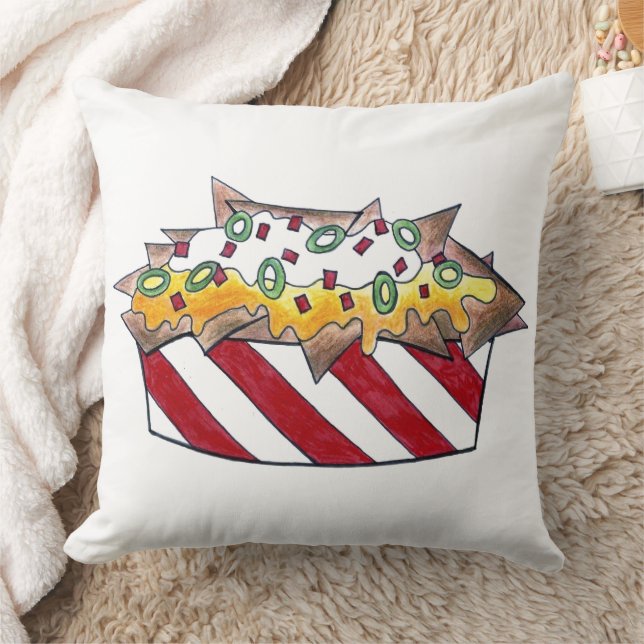 Coussin Fromage Nachos Tortilla Chips Junk Snack (Couverture)