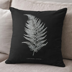 Coussin Frondes de fougère ocre, Gymnogramma Ochracea