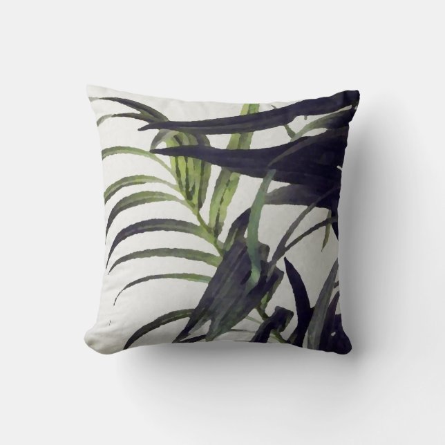 Coussin Frondes de paume (Recto)