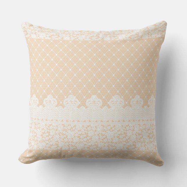 Coussin Frontière de dentelle (Recto)