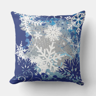 Coussin FROSÉ DREAM Snowflake Jetez l'oreiller