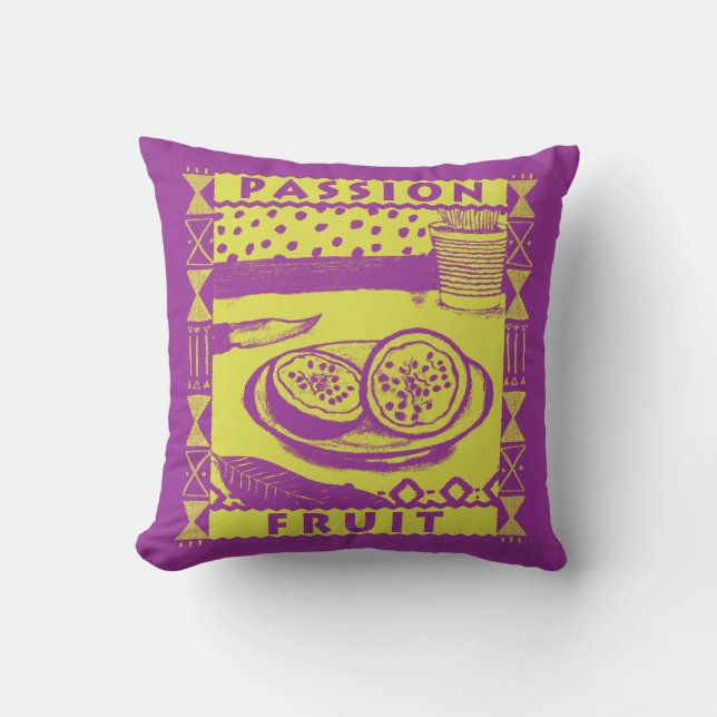 Coussin Fruit de passion (Recto)