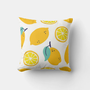Coussin Fruits citrons sans couture motif