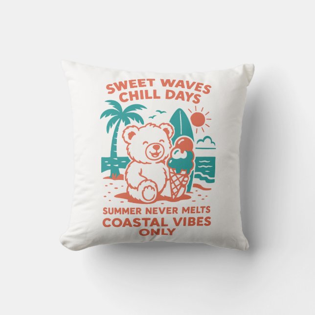 Coussin Fruits doux Jours de refroidissement (Recto)