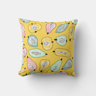 Coussin Fruits tropicaux : Motif d'impression dynamique