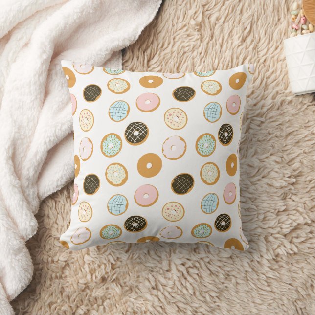 Coussin Fun beignets colorés avec givrage (Couverture)