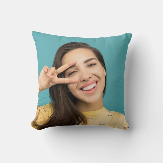 Coussin Fun Personnalisé Votre Visage Photo Personnalisée (Recto)