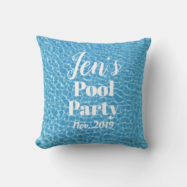 Coussin Fun Pool Party (Recto)