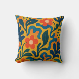 Coussin Fun Retro Garden Collage Motif Motif