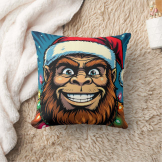 Coussin Funny Christmas Bigfoot  