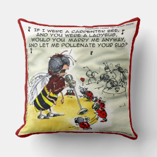 Coussin Funny Insect discothèque chanteur Cotton Thon Orei
