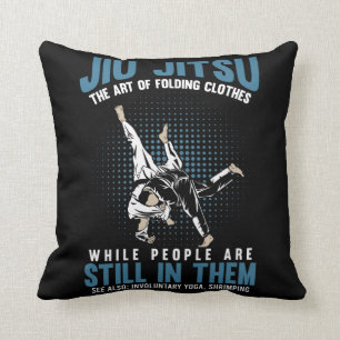 Coussin Funny Jiu Jitsu Combattants BJJ Humour d'entraîne
