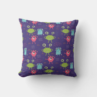 Coussin Funny Monster et mignon motif Alien