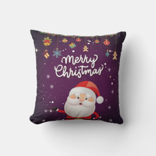 Coussin Funny Père Noël Joyeux Noël 2022