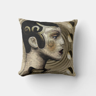 Coussin Fusion Art Déco-Nouveau Contemporaine