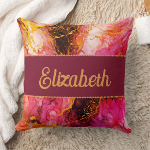 Coussin Fusion d'encre vive