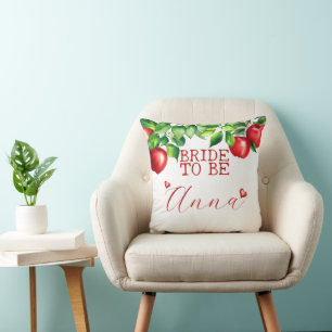 Coussin Futur Mariée Rouge